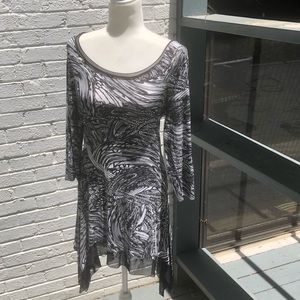 Cupio dress handkerchief hem M